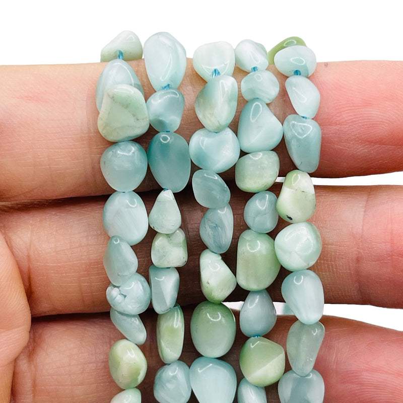 5 to 11mm Nugget Larimar