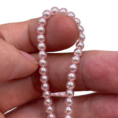 4mm Round Shell Pearl Pink