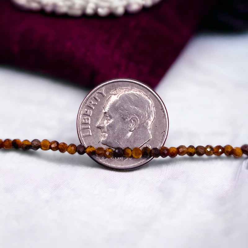 2mm Round Cut Tiger Eye