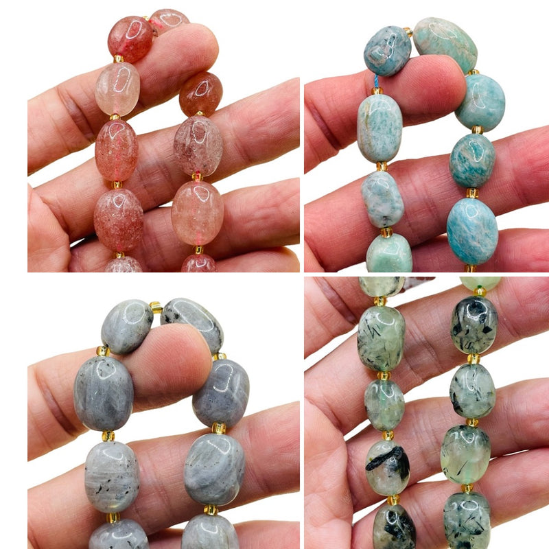 18mm Smooth Nuggets Natural Gemstones Package Deal