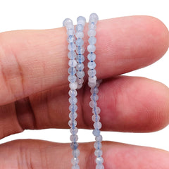 2mm Round Cut Aquamarine