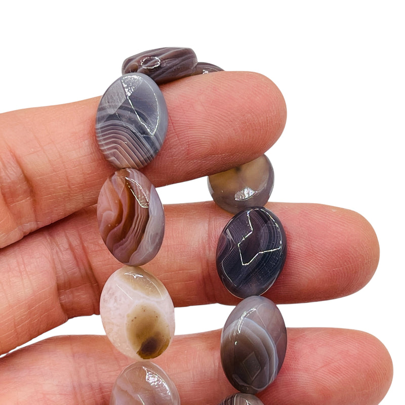 16x12mm Oval Cut Botswana Agate