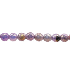 6mm Round Cut Lavender Jade Shine