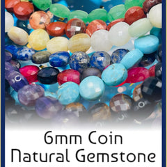 6mm Coin Cut Natural Gems Package Deal