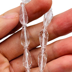 16x8mm Teardrop Clear Quartz