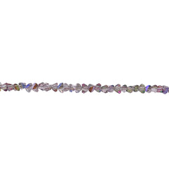 2.5mm Triangle Glass Crystal Magic Purple