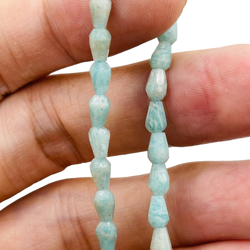 6x4mm Tear Drop Amazonite