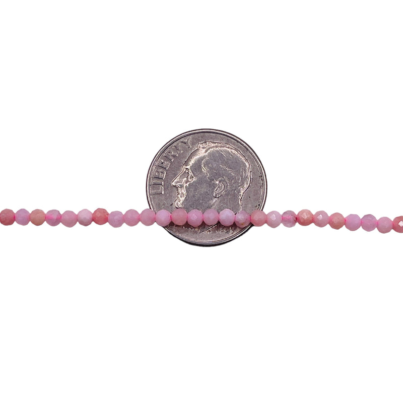 2mm Round Cut Pink Opal