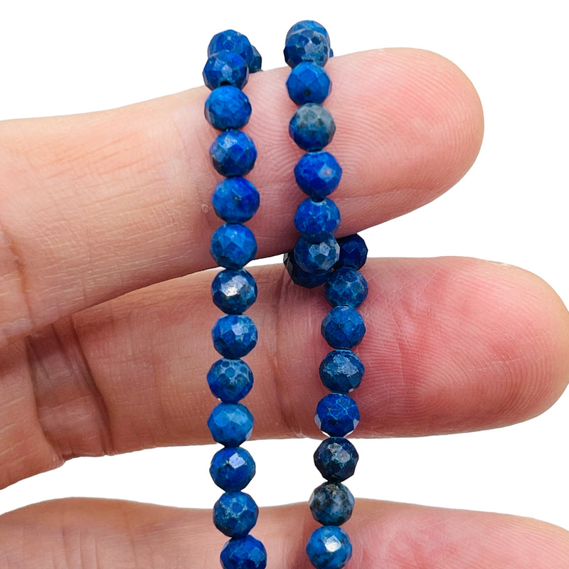 4mm Round Cut Lapis Lazuli