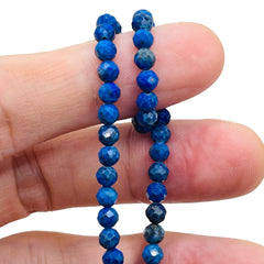 4mm Round Cut Lapis Lazuli