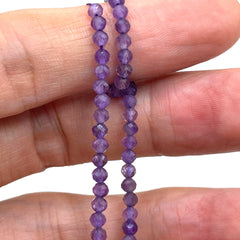 3mm Round Cut Amethyst