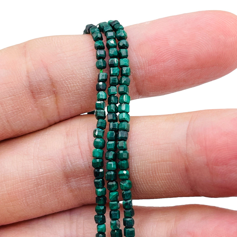 2.5mm Cube Malachite