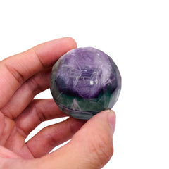 Fluorite Sphere Faceted