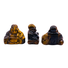 Tiger Eye Happy Buddha