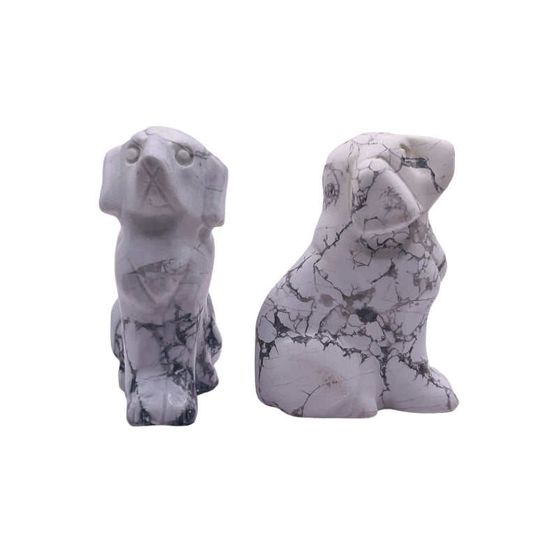 Howlite Dog