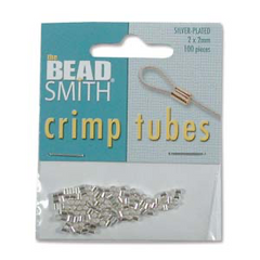 Crimp Tube 2mm Silver 100 PCS