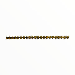 3mm Thunder Polish Round Cut Gold