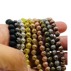 Lava Bead Natural Black