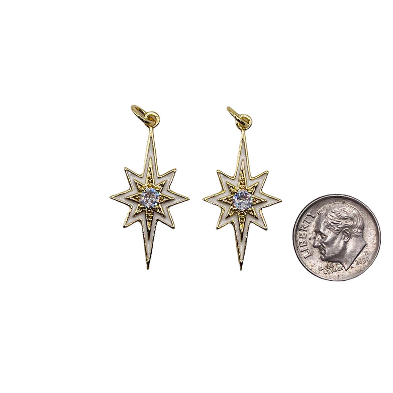 32x16mm Charm Star