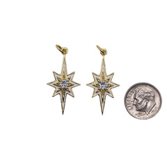 32x16mm Charm Star