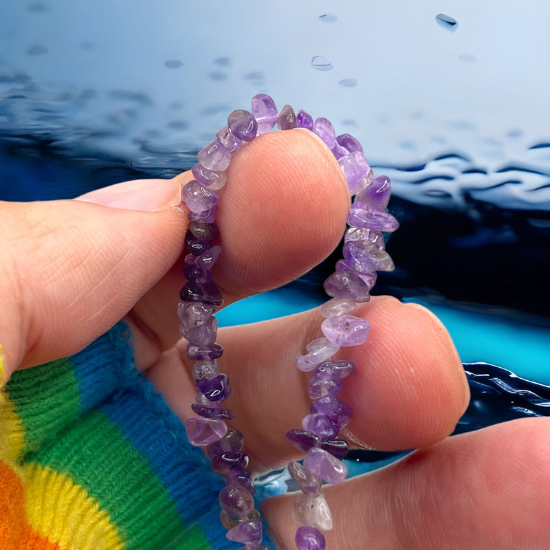 5x3mm Amethyst Chips