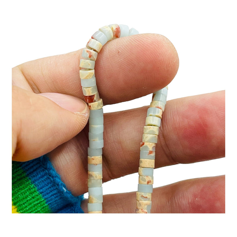 4x2mm Disc Dyed Agate