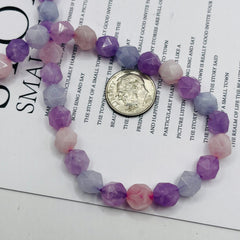 8mm Star Cut Lavender Quartz