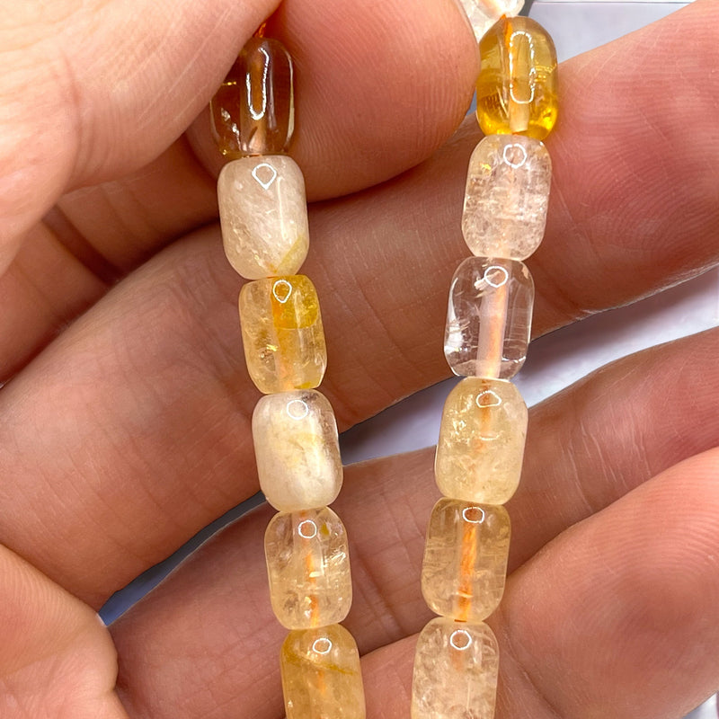 10x8mm Cylinder Citrine