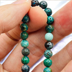 6mm Round Chrysocolla