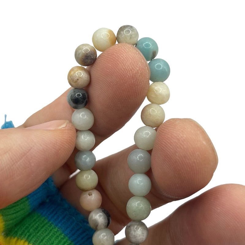 6mm Round Amazonite