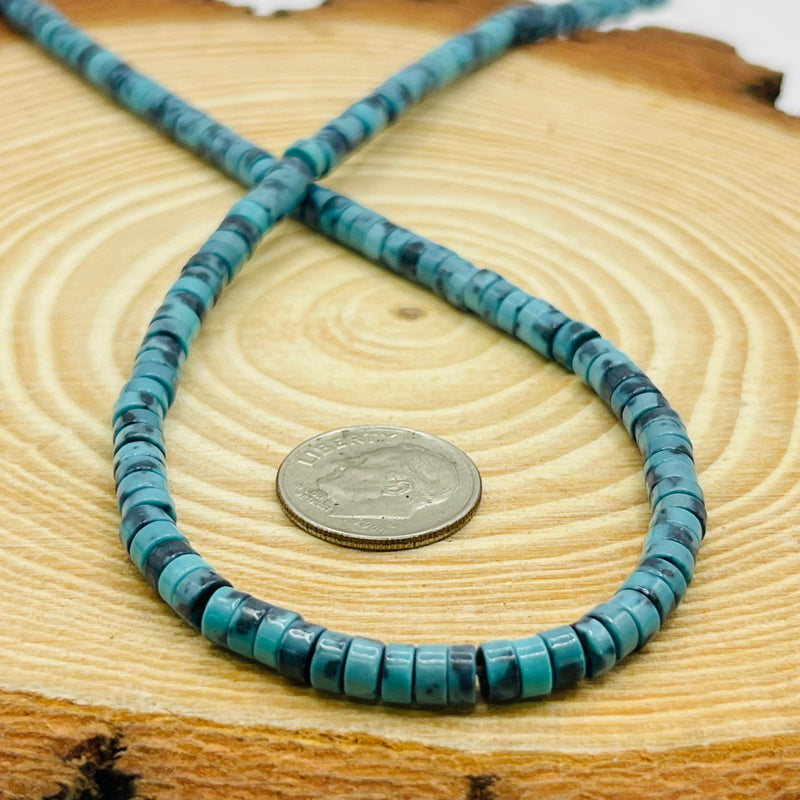 4x2mm Disc Dyed Agate