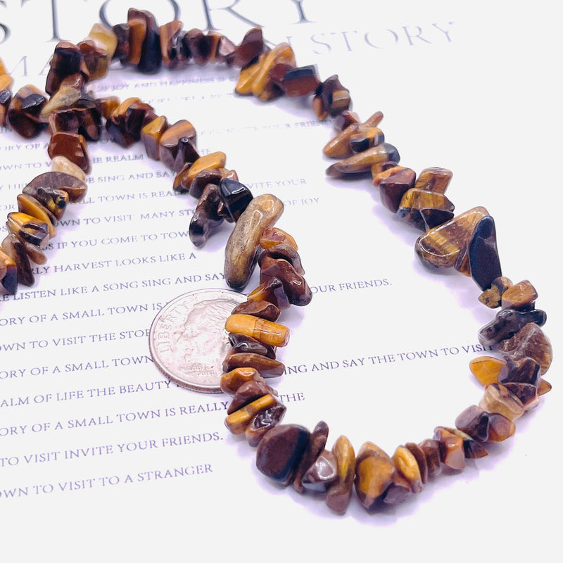 8x5mm Tiger Eye Chips