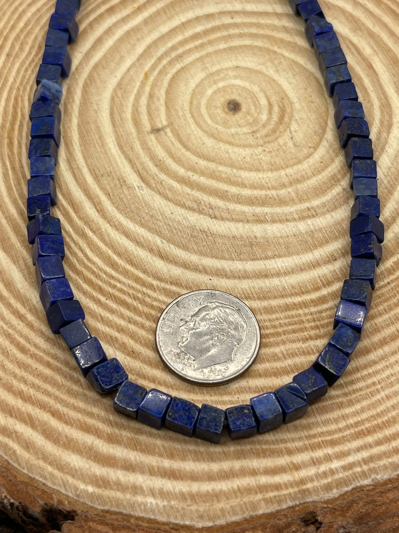 4mm Cube Lapis Lazuli