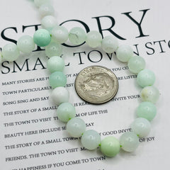 7mm Round Green Opal