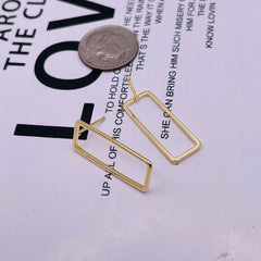 23mm Designer Earring 18K Gold Plated