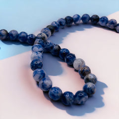 6mm Round Dumortierite