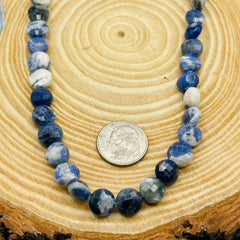 8mm Coin Cut Sodalite