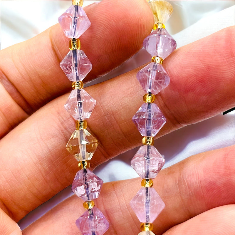 8mm Bicone Ametrine