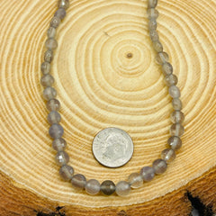 6mm Flat Coin Cut Agate