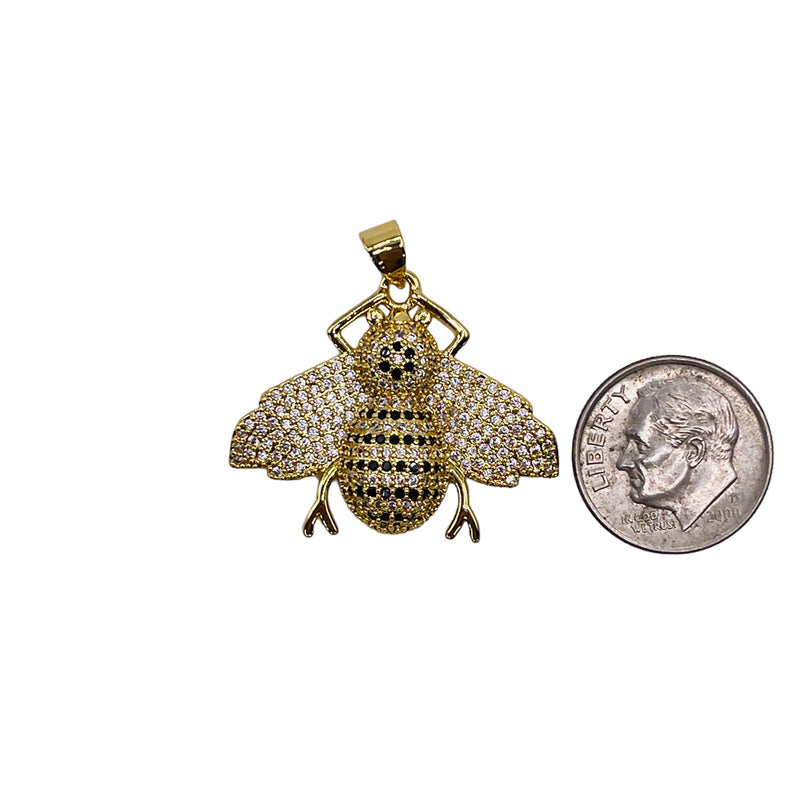 29x24mm Charm Bee