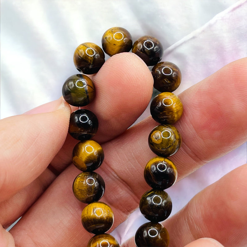 8mm Round Tiger Eye