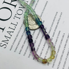 4mm Cube Fluorite Gradient Color