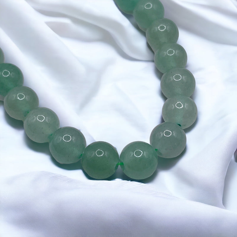 8mm Round Green Aventurine