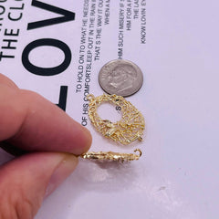 28mm Nest Charms 18K Gold Plated