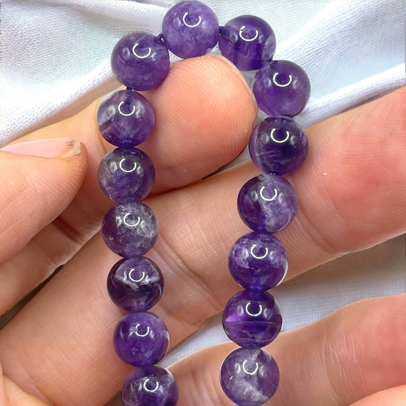 8mm Round Amethyst