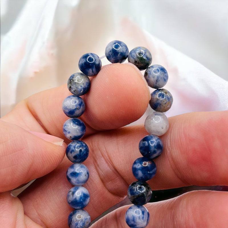 6mm Round Dumortierite