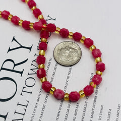 6mm Lantern Cut Rhodochrosite