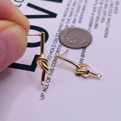 23mm Designer Earring 18K Gold Plated