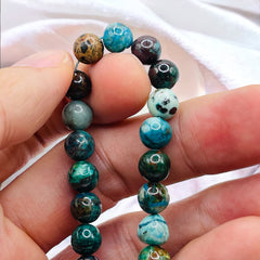 8mm Round Chrysocolla