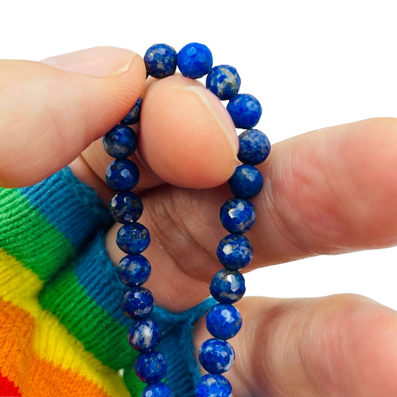 6mm Round Cut Lapis Lazuli